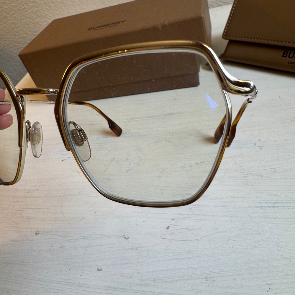 Burberry Angelica Eyeglasses with Case, dust cloth tag and box - Picture 7 of 8